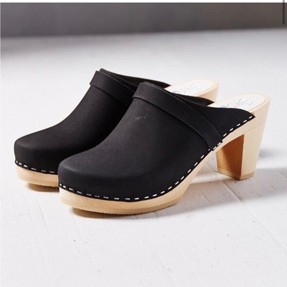 MAGUBA Shoes - MAGUBA Stockholm Nubuck High Heel Clogs
